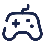 Gamepad Minimalistic SVG Icon